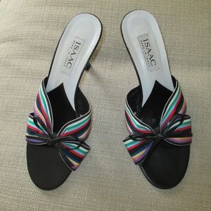 AUTH $288  ISAAC Italy designer ribbon SANDAL 8